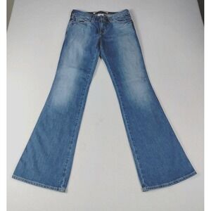 Vintage Gap Jeans Women's 6 2000s Y2K Ultra Low Rise Stretch Flared 90sbaby‎